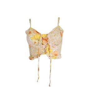 cottagecore corset-style crop top